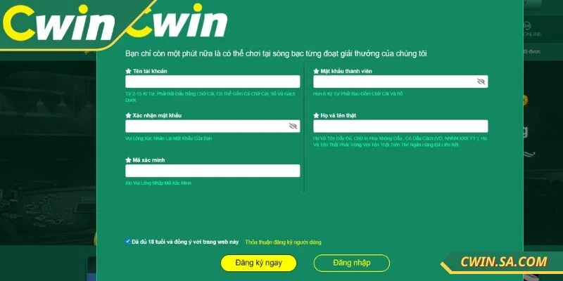 Đăng ký cực kỳ đơn giản chỉ với 3 thao tác